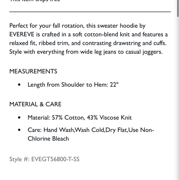 Evereve Harriet Hoodie - Picture 3 of 6